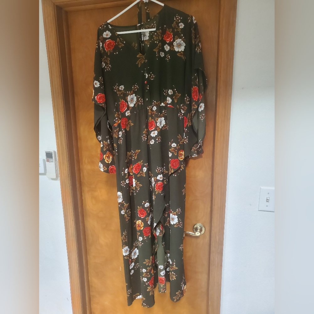 Boho floral dress